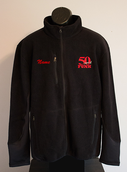 50YOF fleece jacket front